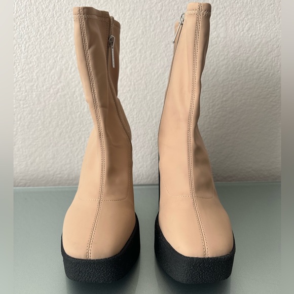 Women’s Stretch Platform Gianni Bini Dayore Boots - Picture 1 of 9